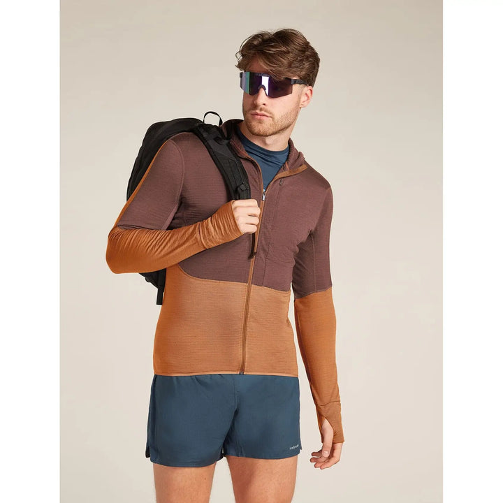 Icebreaker Merino Blend 200 Realfleece Descender Long Sleeve Zip Hoodie 