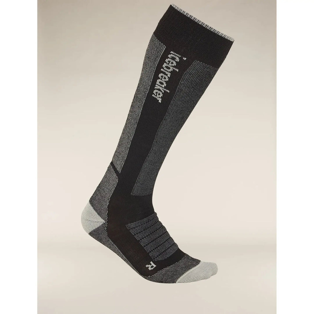 Icebreaker Merino Blend Ski Medium OTC Socks Black / Ether / Graphite S 