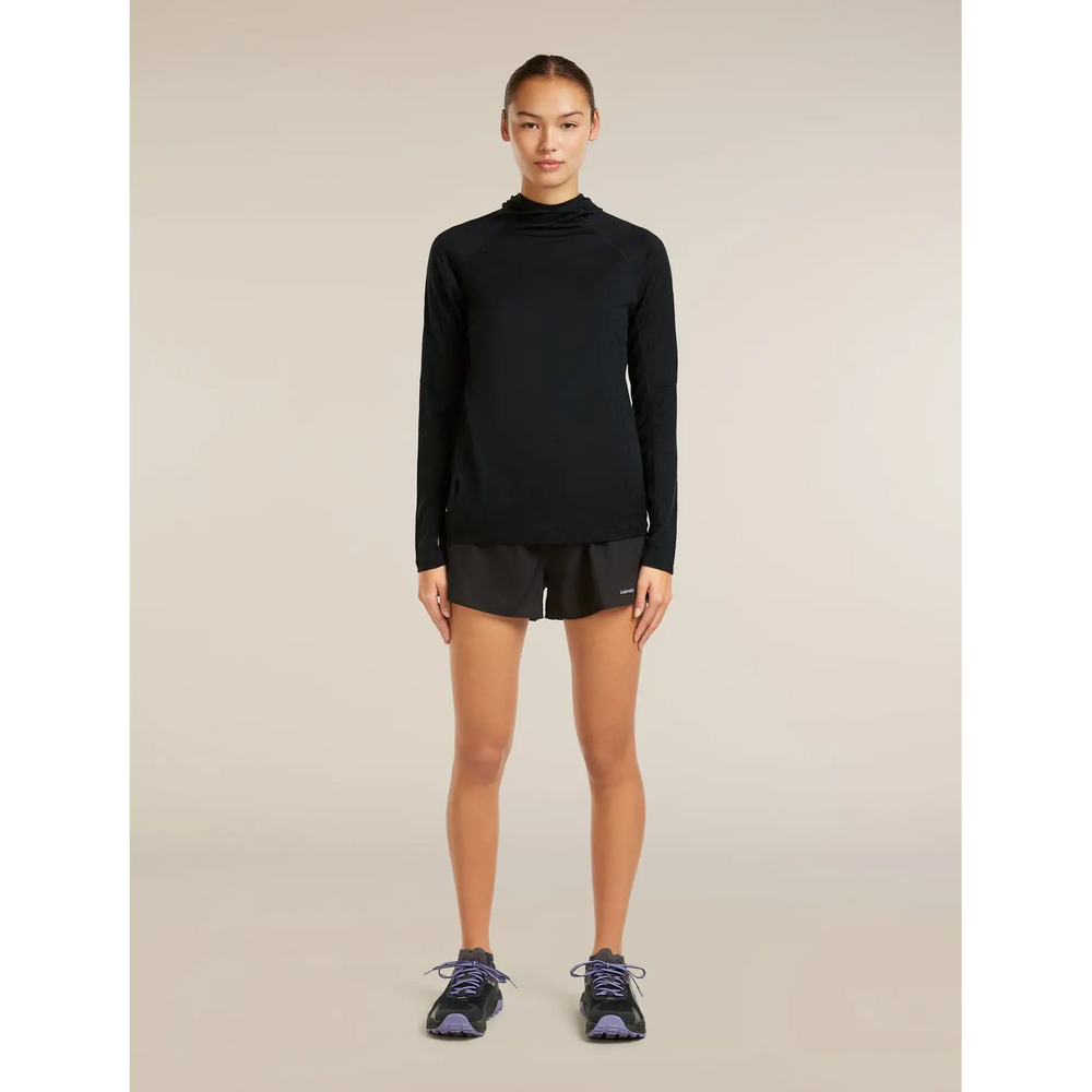 Icebreaker Womens 150 MerinoFine Ace Long Sleeve Hoodie UPF