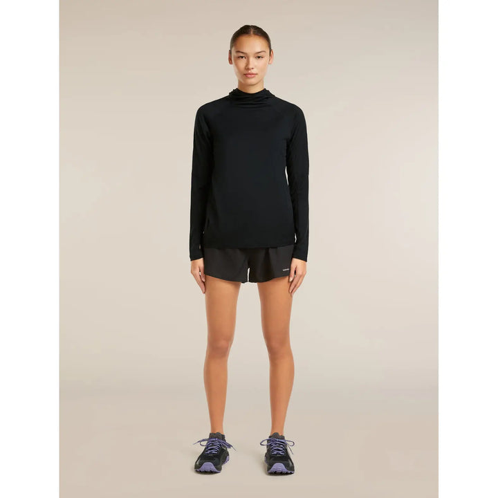 Icebreaker Womens 150 MerinoFine Ace Long Sleeve Hoodie UPF