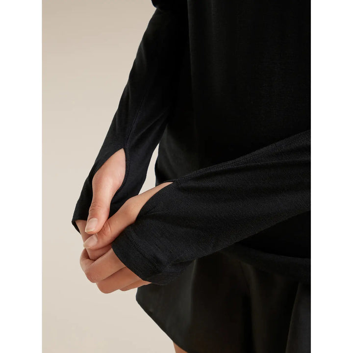 Icebreaker Womens 150 MerinoFine Ace Long Sleeve Hoodie UPF