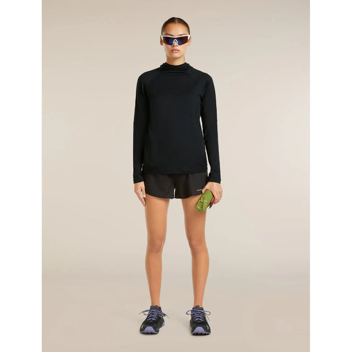 Icebreaker Womens 150 MerinoFine Ace Long Sleeve Hoodie UPF