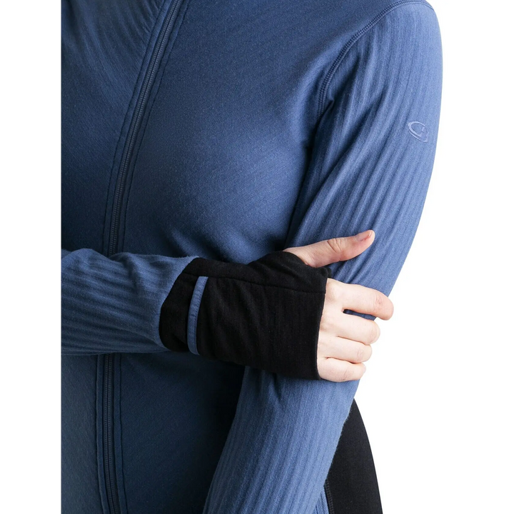 Icebreaker Womens Descender Long Sleeve Zip Jacket 