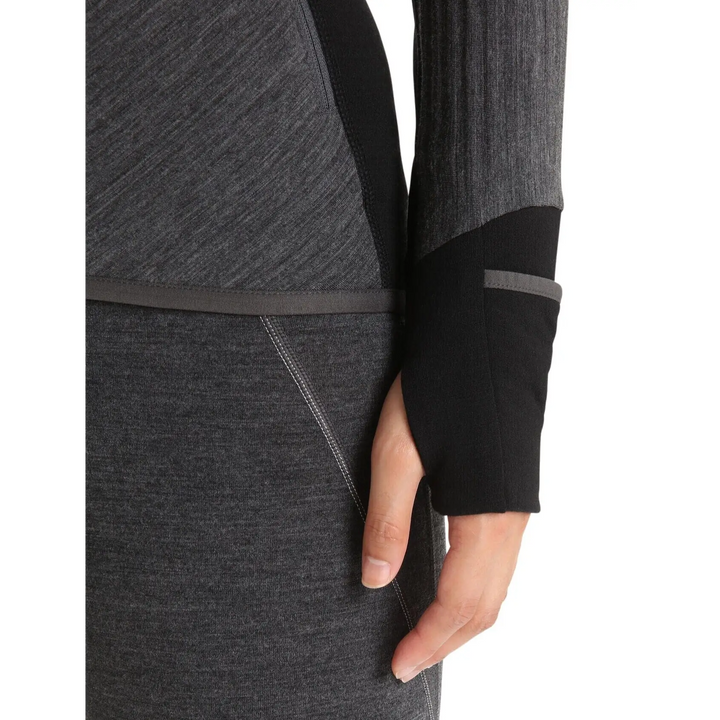 Icebreaker Womens Descender Long Sleeve Zip Jacket 