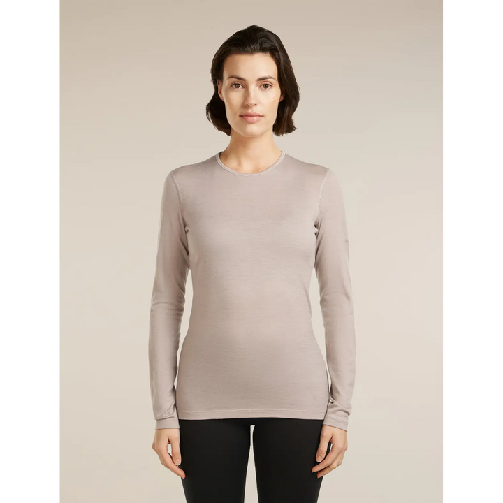 Icebreaker Womens Merino 200 Oasis Long Sleeve Crew - Pink Quartz / S