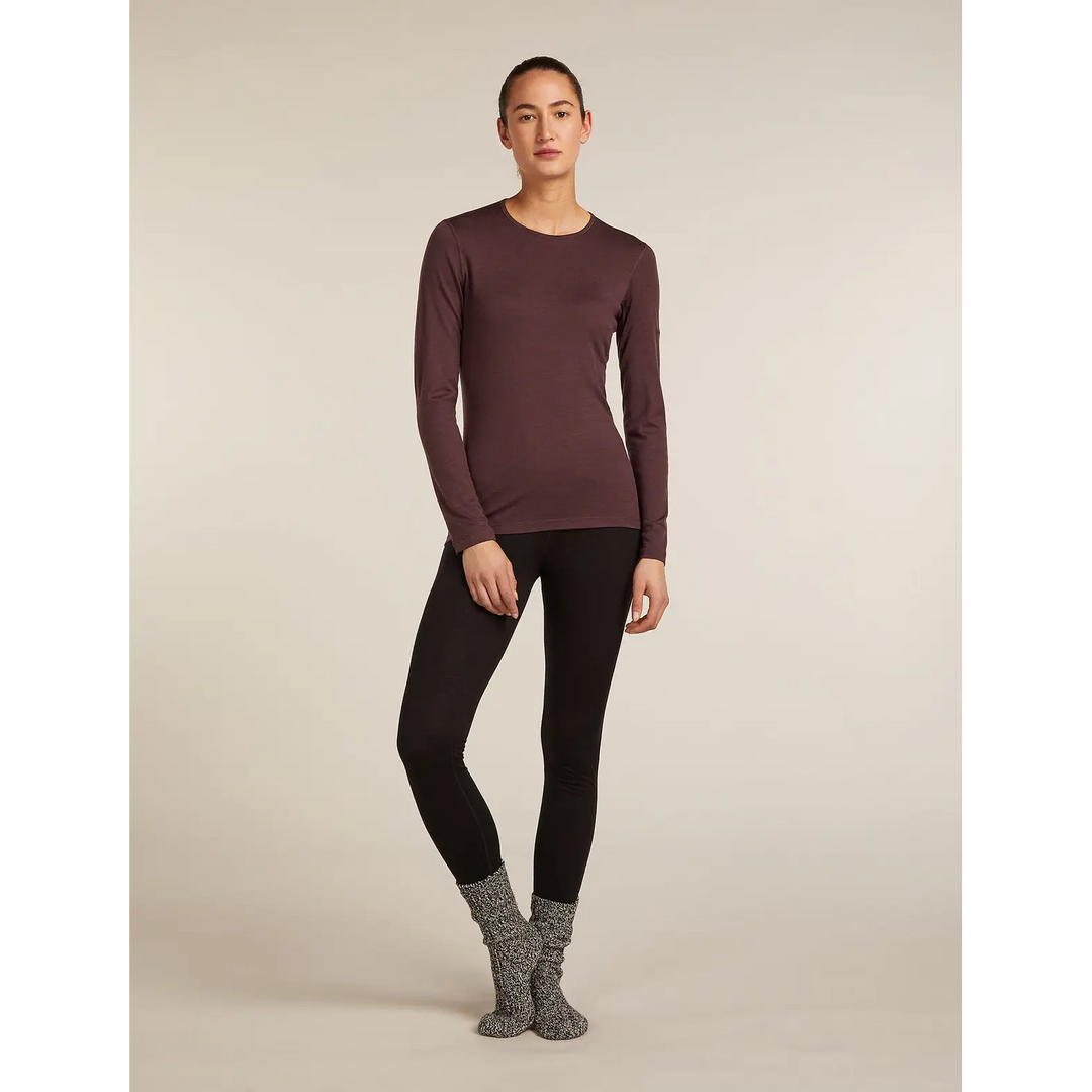 Icebreaker Womens Merino 200 Oasis Long Sleeve Crew