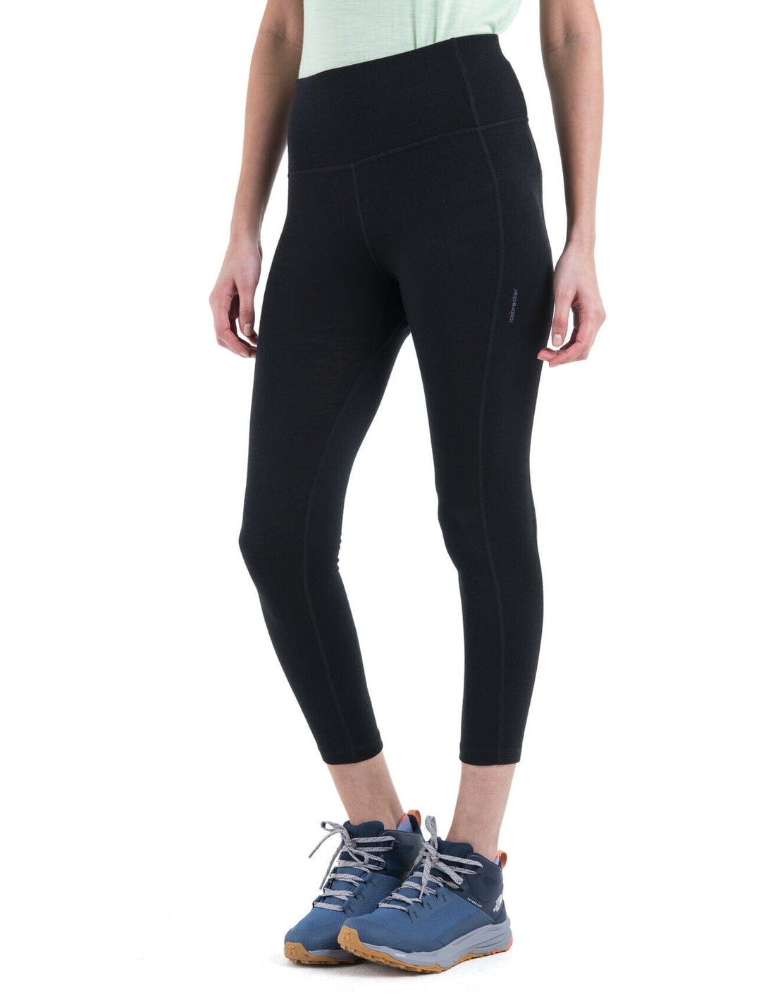 Icebreaker Womens Merino 260 Fastray II 25" High Rise Tights Black XS 
