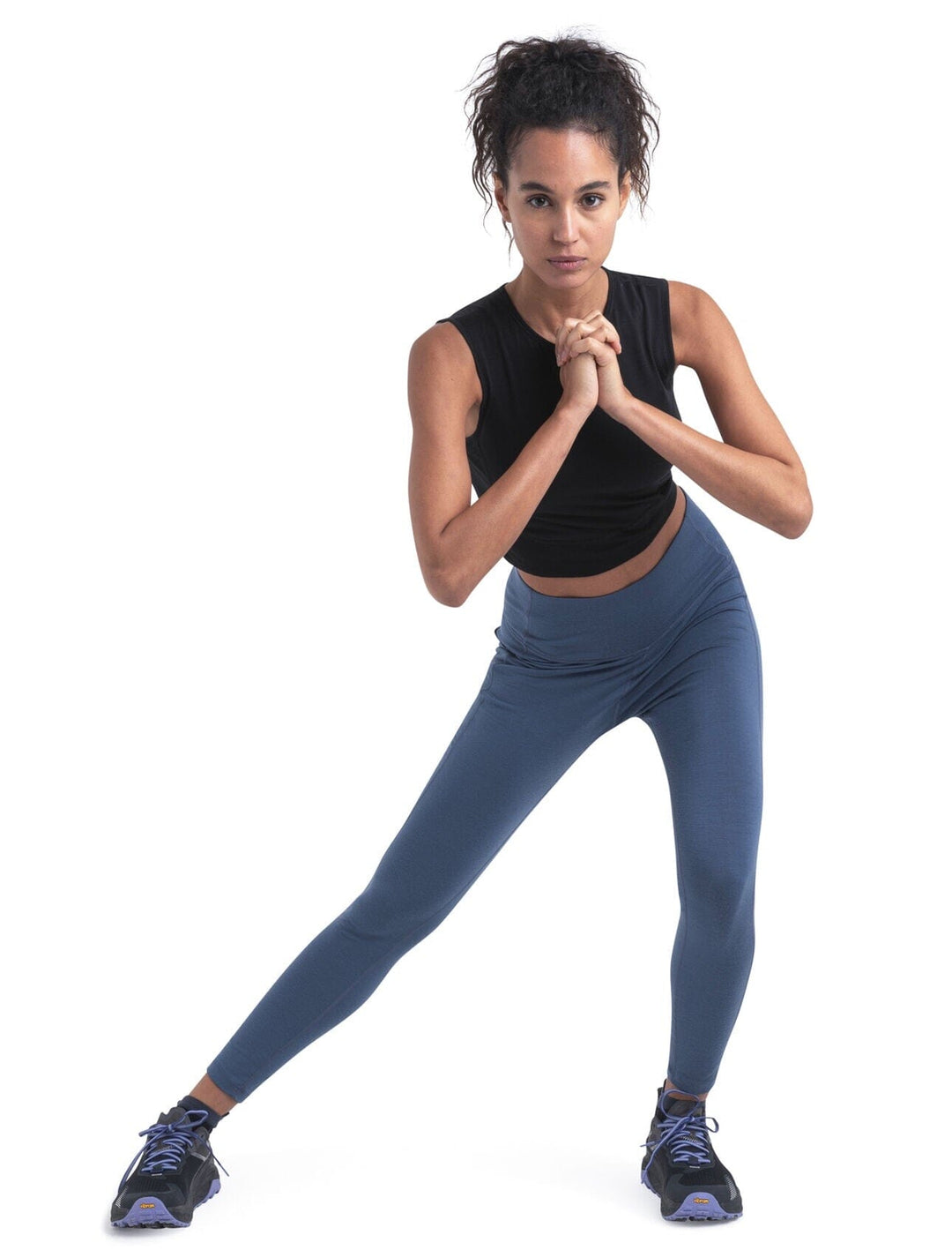 Icebreaker Womens Merino 260 Fastray II 25" High Rise Tights Dawn XS 