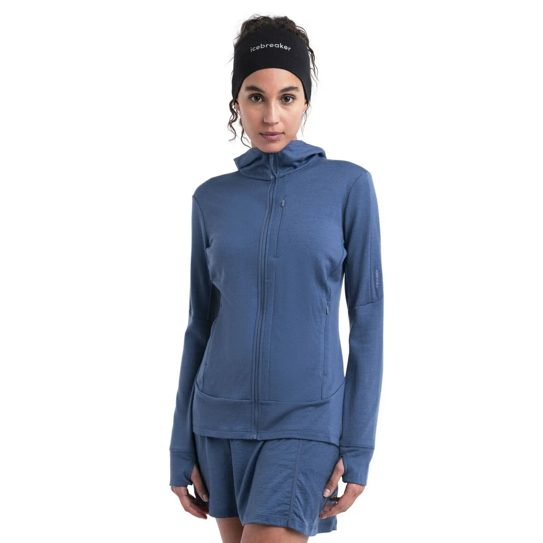 Icebreaker Womens Merino 260 Quantum IV Long Sleeve Zip Hoodie 