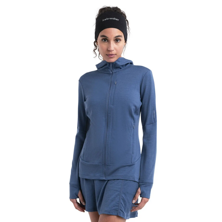 Icebreaker Womens Merino 260 Quantum IV Long Sleeve Zip Hoodie 