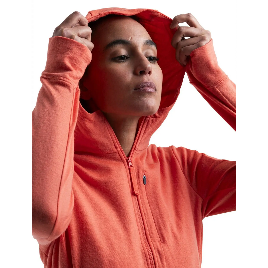 Icebreaker Womens Merino 260 Quantum IV Long Sleeve Zip Hoodie 