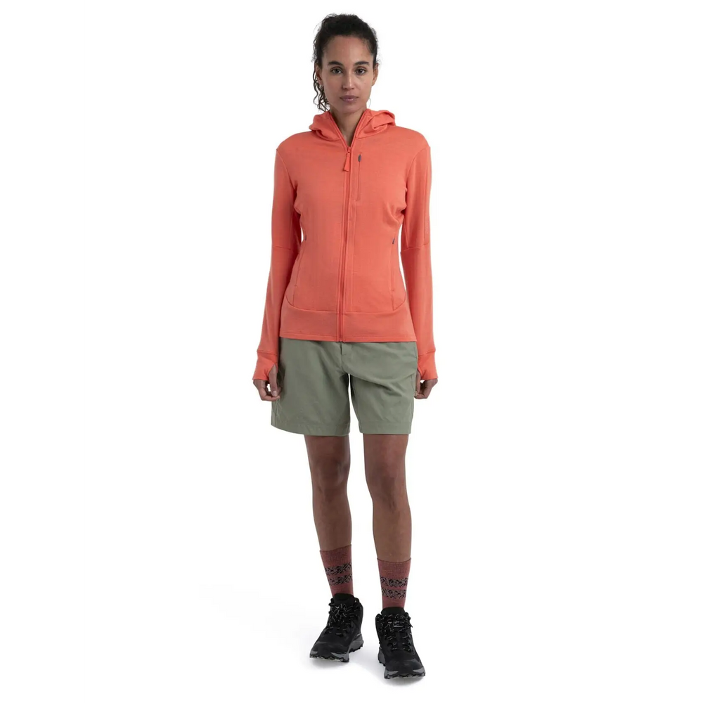 Icebreaker Womens Merino 260 Quantum IV Long Sleeve Zip Hoodie 
