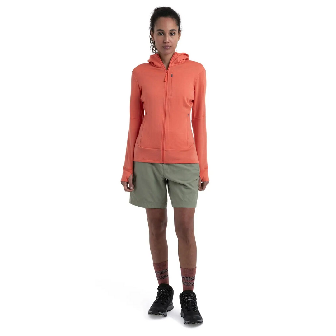 Icebreaker Womens Merino 260 Quantum IV Long Sleeve Zip Hoodie 