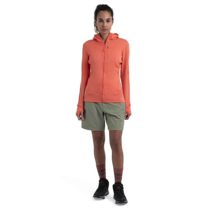 Icebreaker Womens Merino 260 Quantum IV Long Sleeve Zip Hoodie 