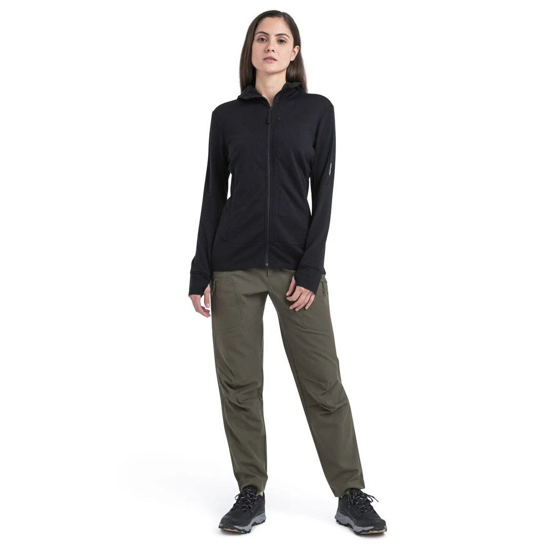 Icebreaker Womens Merino 260 Quantum IV Long Sleeve Zip Hoodie 