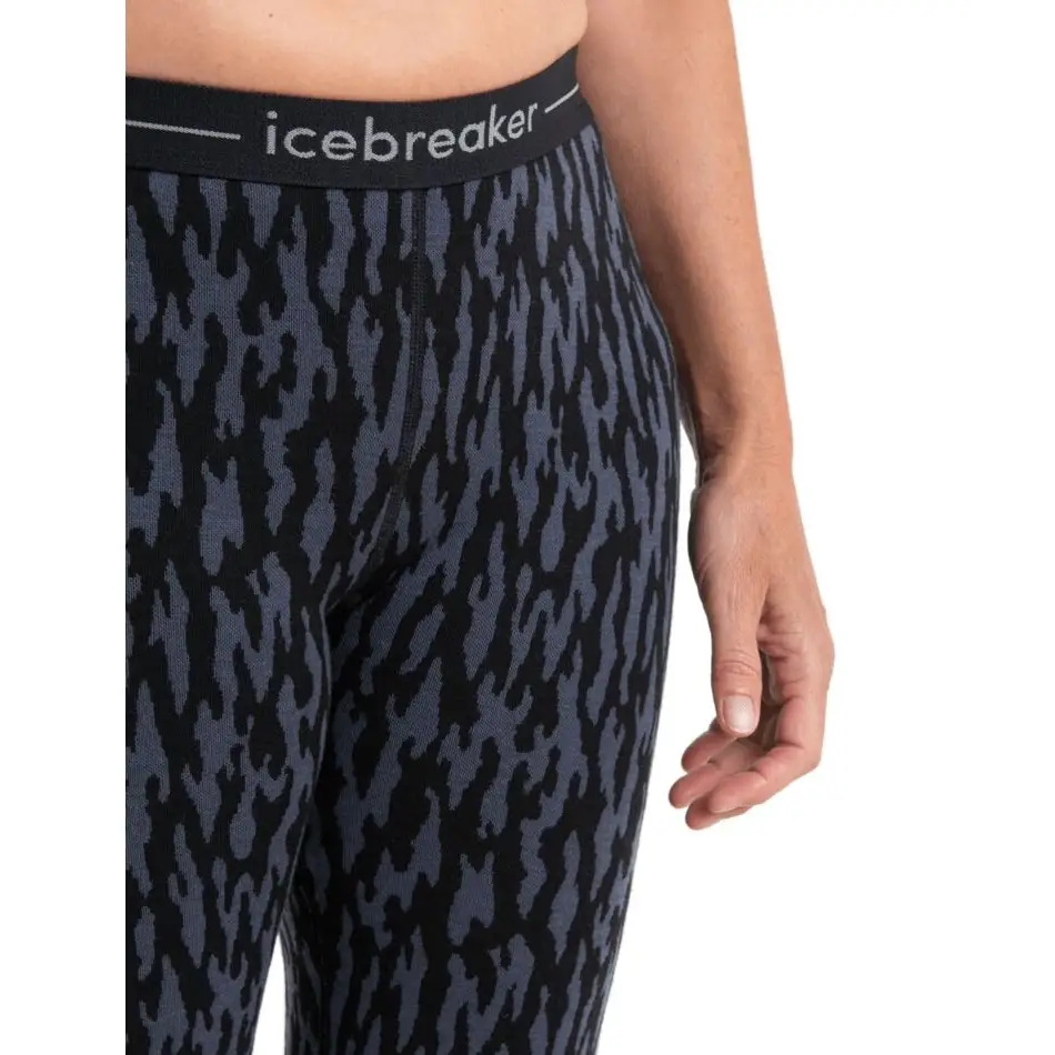 Icebreaker Womens Merino 260 Vertex Leggings Glacial Flow 