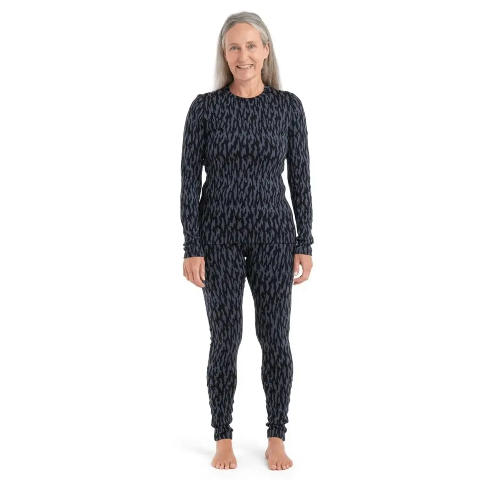 Icebreaker Womens Merino 260 Vertex Leggings Glacial Flow 