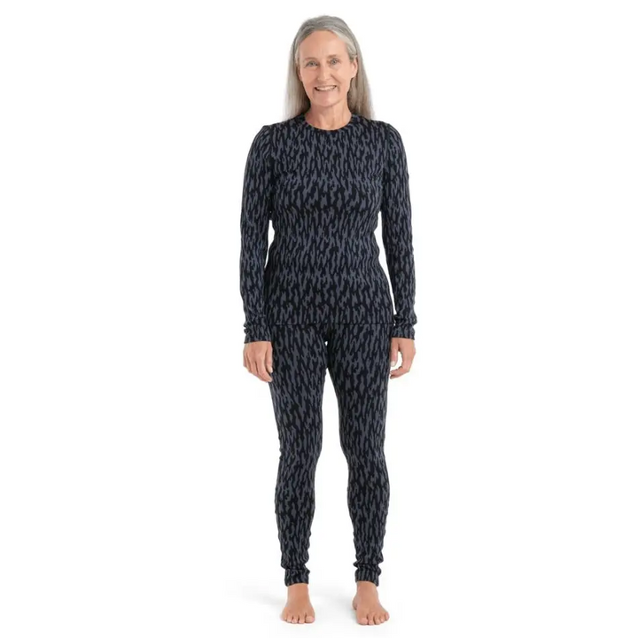 Icebreaker Womens Merino 260 Vertex Leggings Glacial Flow 