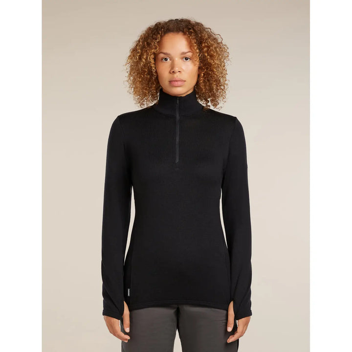 Icebreaker Womens Merino 300 Original Long Sleeve Half Zip Top