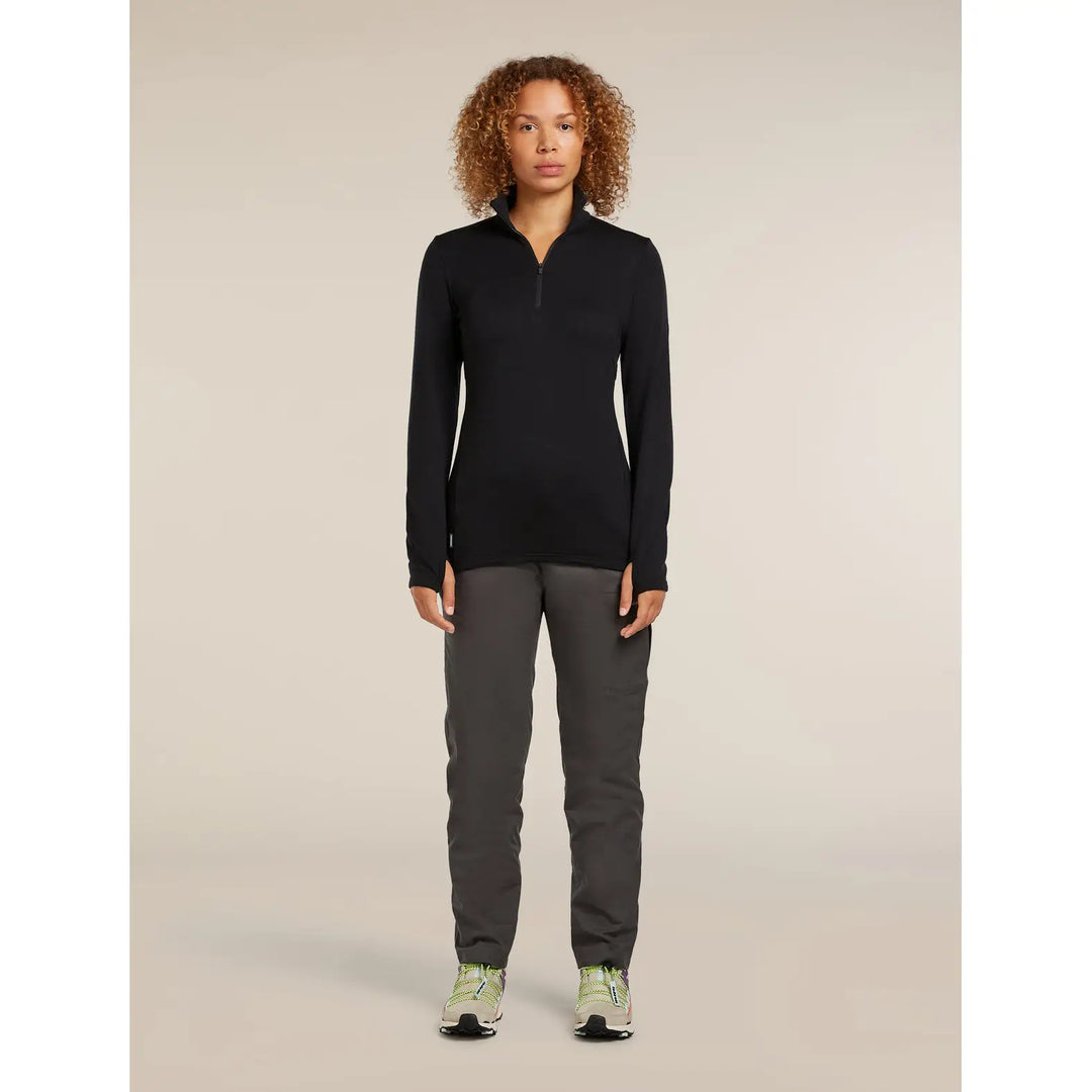 Icebreaker Womens Merino 300 Original Long Sleeve Half Zip Top