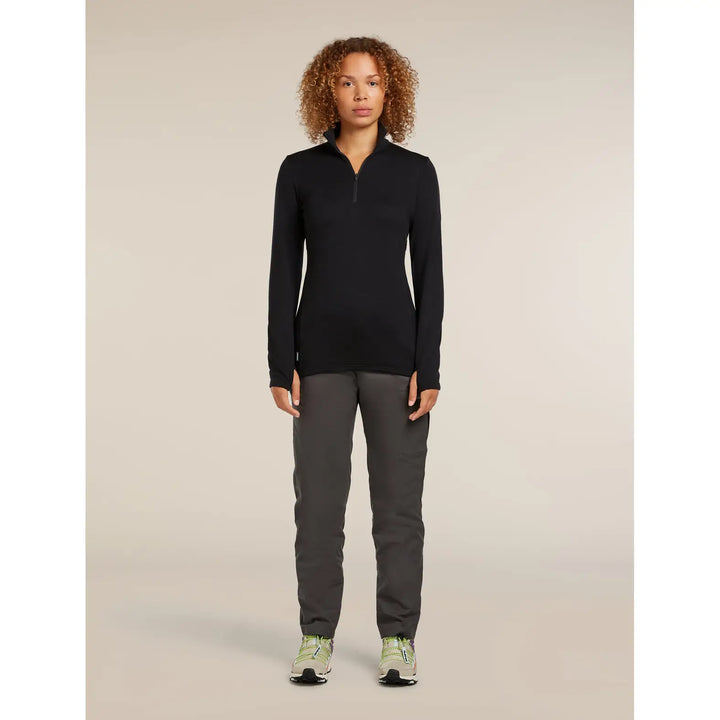 Icebreaker Womens Merino 300 Original Long Sleeve Half Zip Top