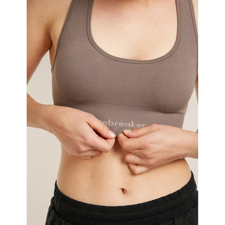 Icebreaker Womens Merino Blend 260 Zoneknit Seamless Bra