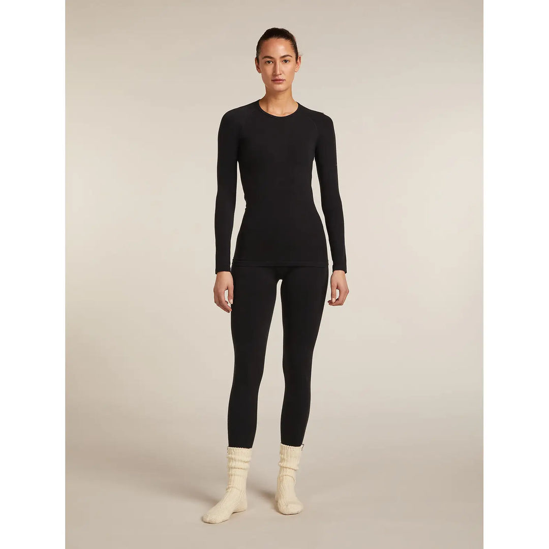 Icebreaker Womens Merino Blend 260 Zoneknit Seamless Long Sleeve Crew