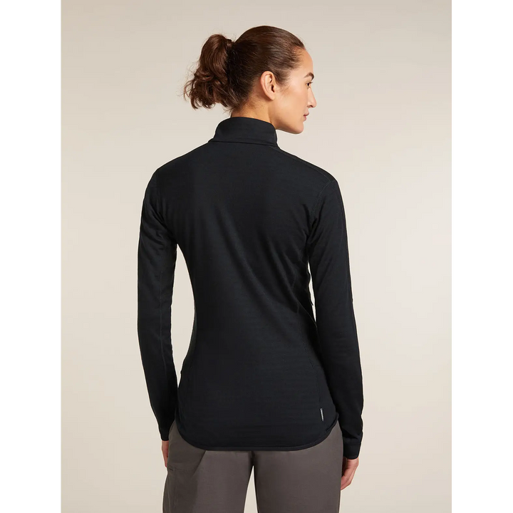 Icebreaker Womens Merino Blend 300 RealFleece Descender Long Sleeve Zip Jacket
