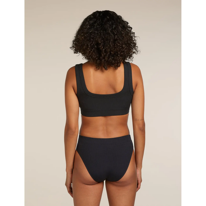 Icebreaker Womens Merino Blend Rib Lotus Bra