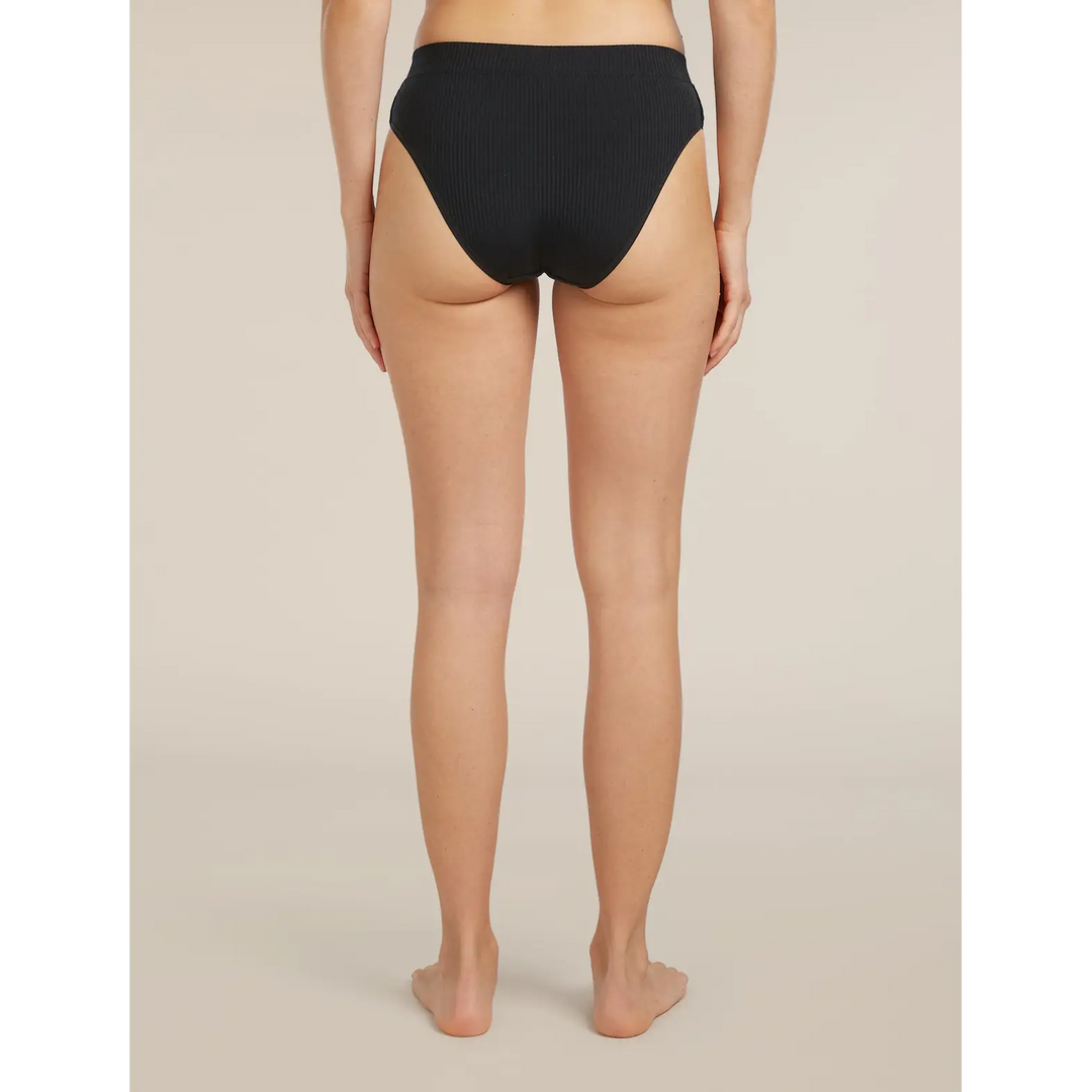 Icebreaker Womens Merino Blend Rib Lotus Hipster