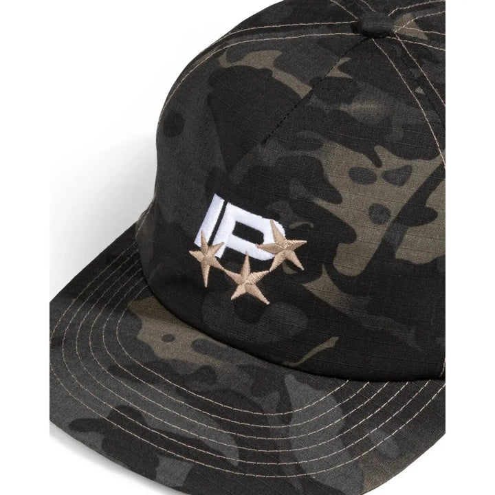 ICHPIG Capital Snapback Hat - Black Camo