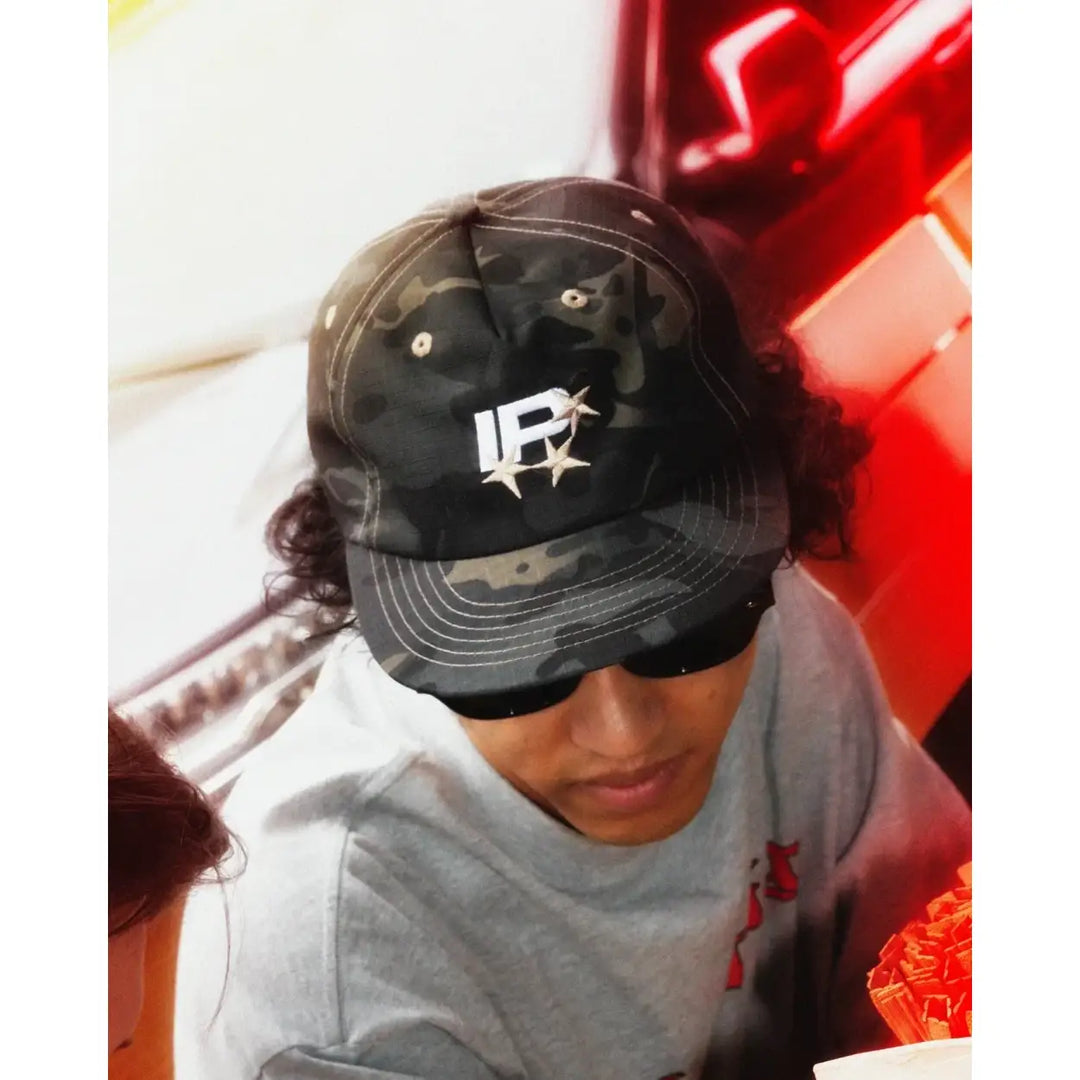 ICHPIG Capital Snapback Hat - Black Camo
