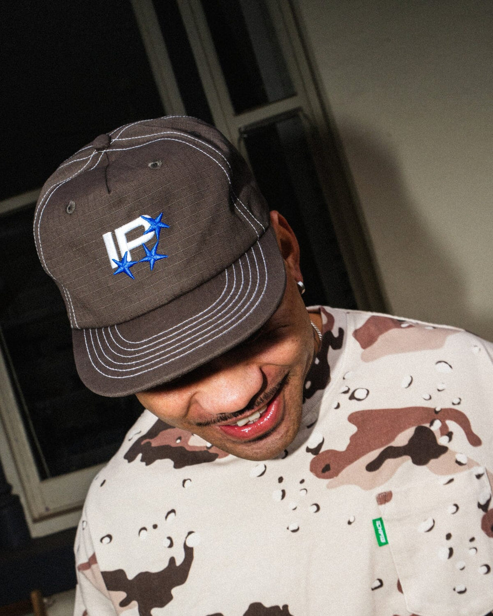 ICHPIG Capital Snapback Hat - Dark Brown 