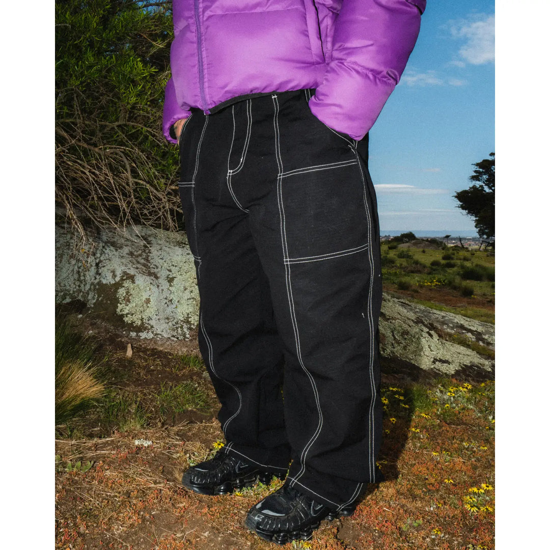 ICHPIG Ripstop Utility Pants - Black