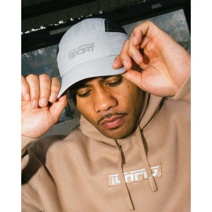 ICHPIG Sports Panel Cap - Light Grey