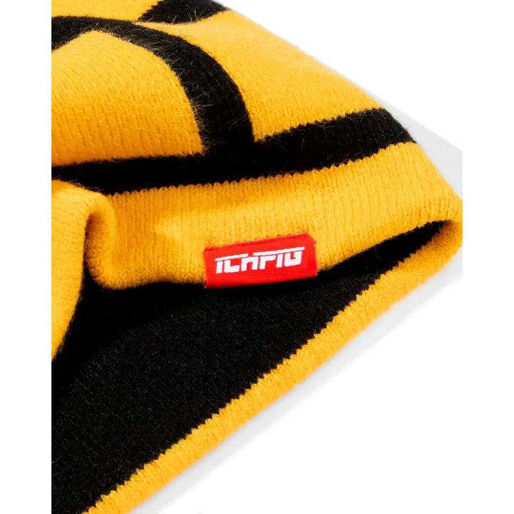 ICHPIG Warrior Reversible Skully Beanie - Yellow