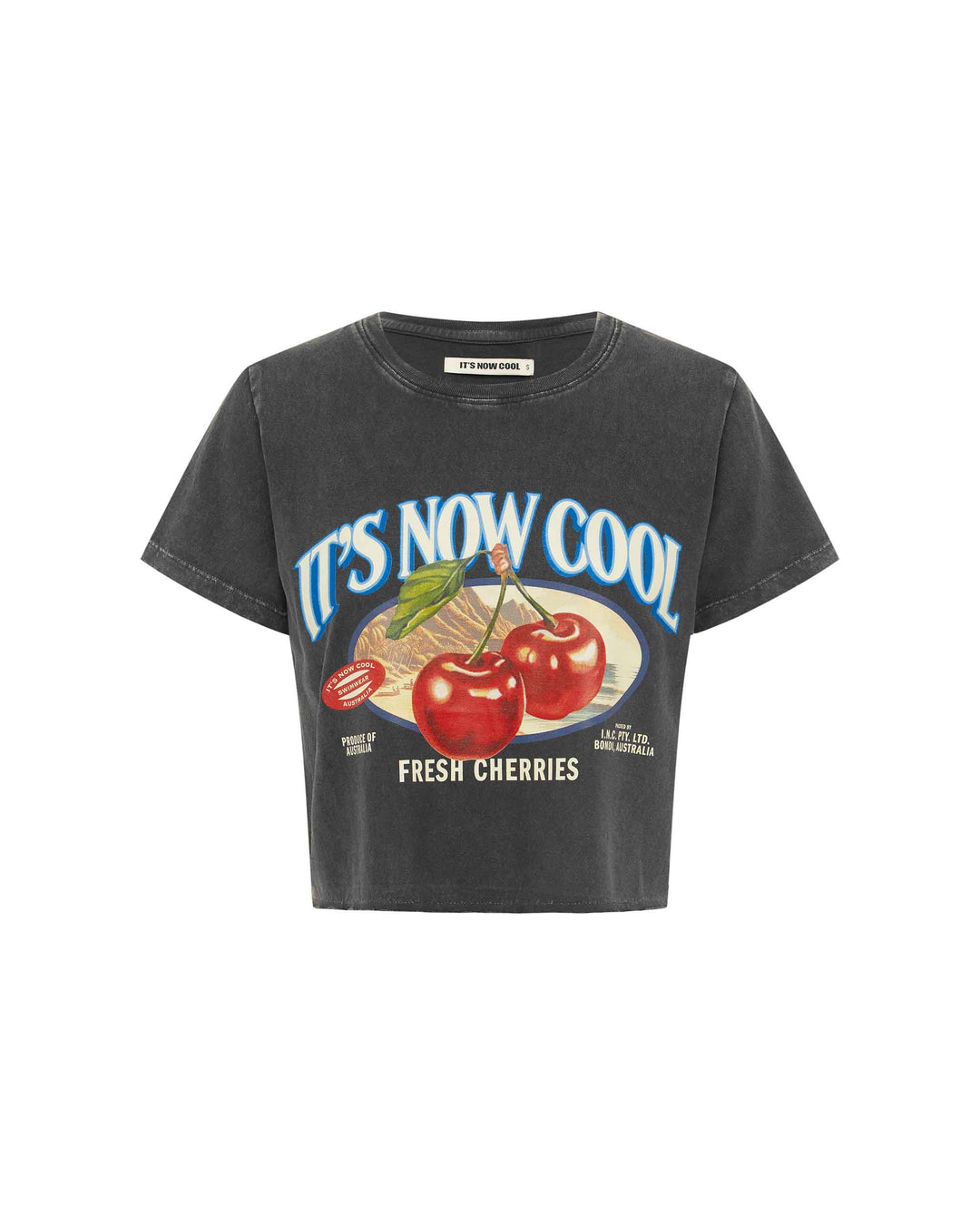 It's Now Cool Baby Tee - Cherries 