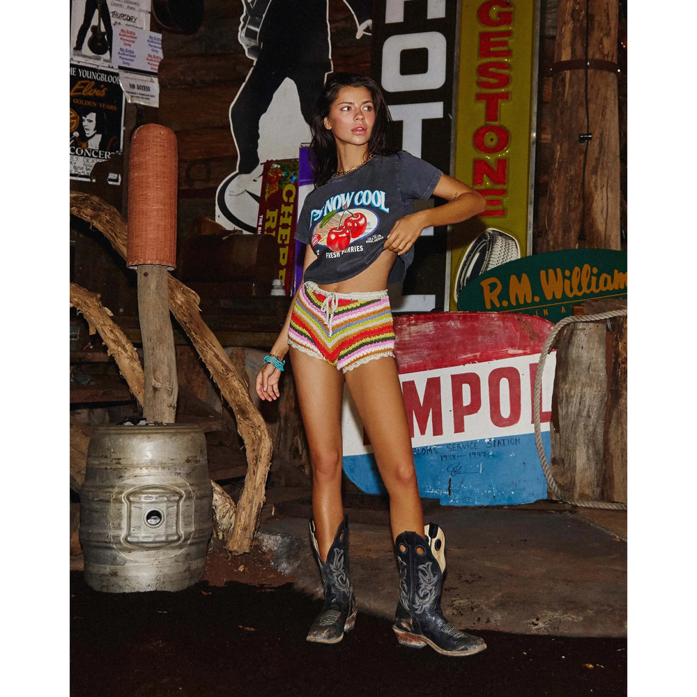 It's Now Cool Baby Tee - Cherries 