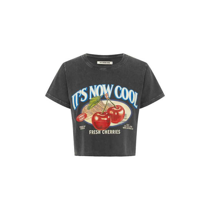 It's Now Cool Baby Tee - Cherries 