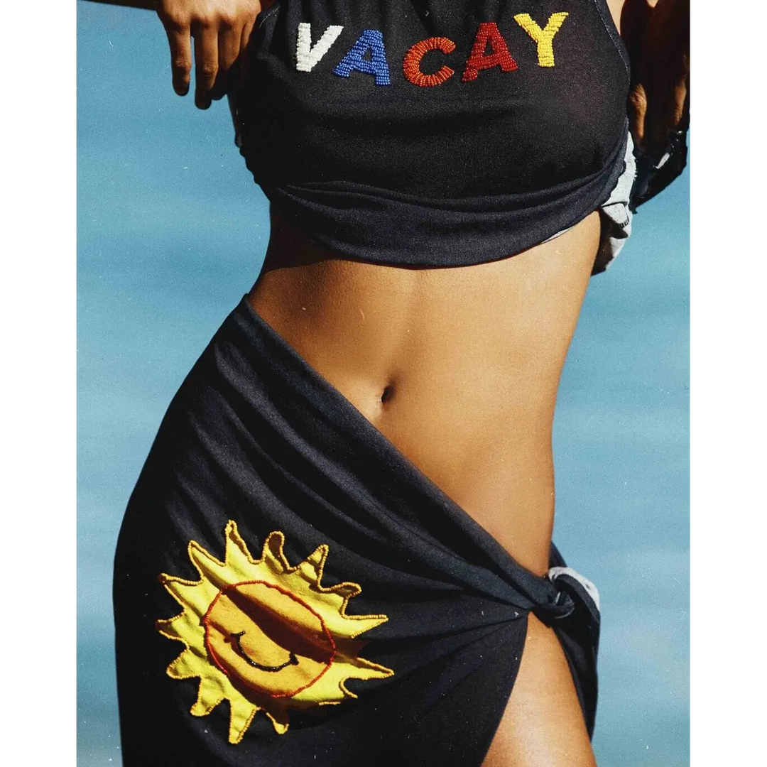 It's Now Cool Rancho Mesh Sarong 