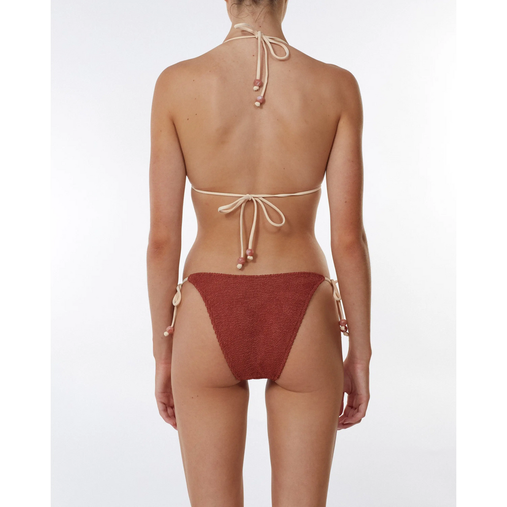 It's Now Cool The 90's Triangle Bikini - Mecca Crimp 