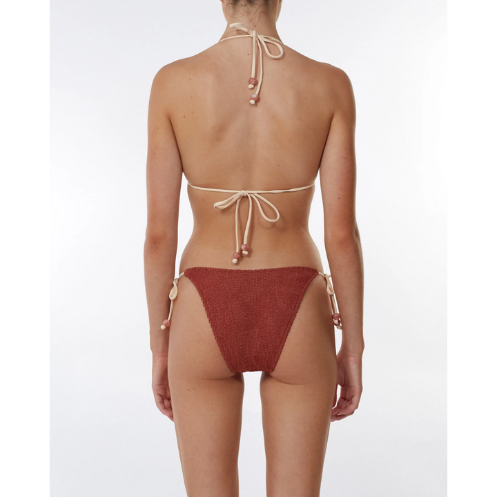 It's Now Cool The 90's Triangle Bikini - Mecca Crimp 