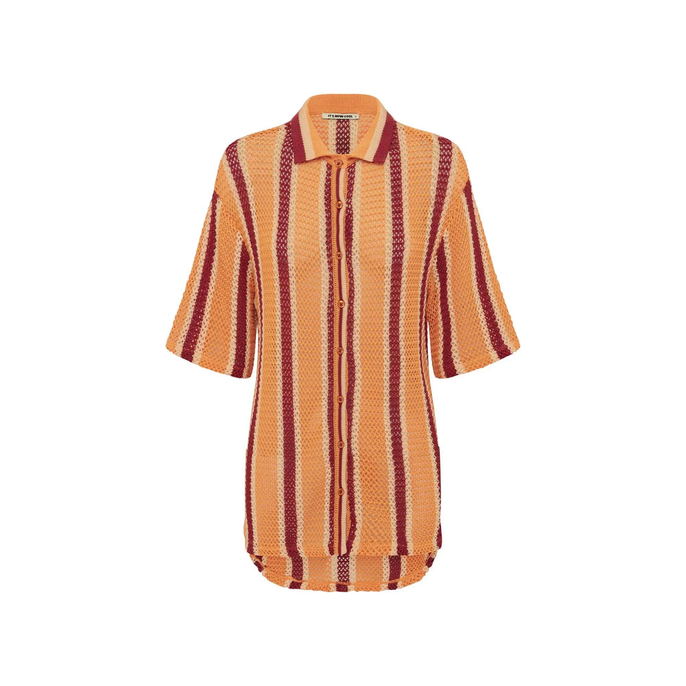 It's Now Cool The Crochet Shirt - Rodeo Stripe 