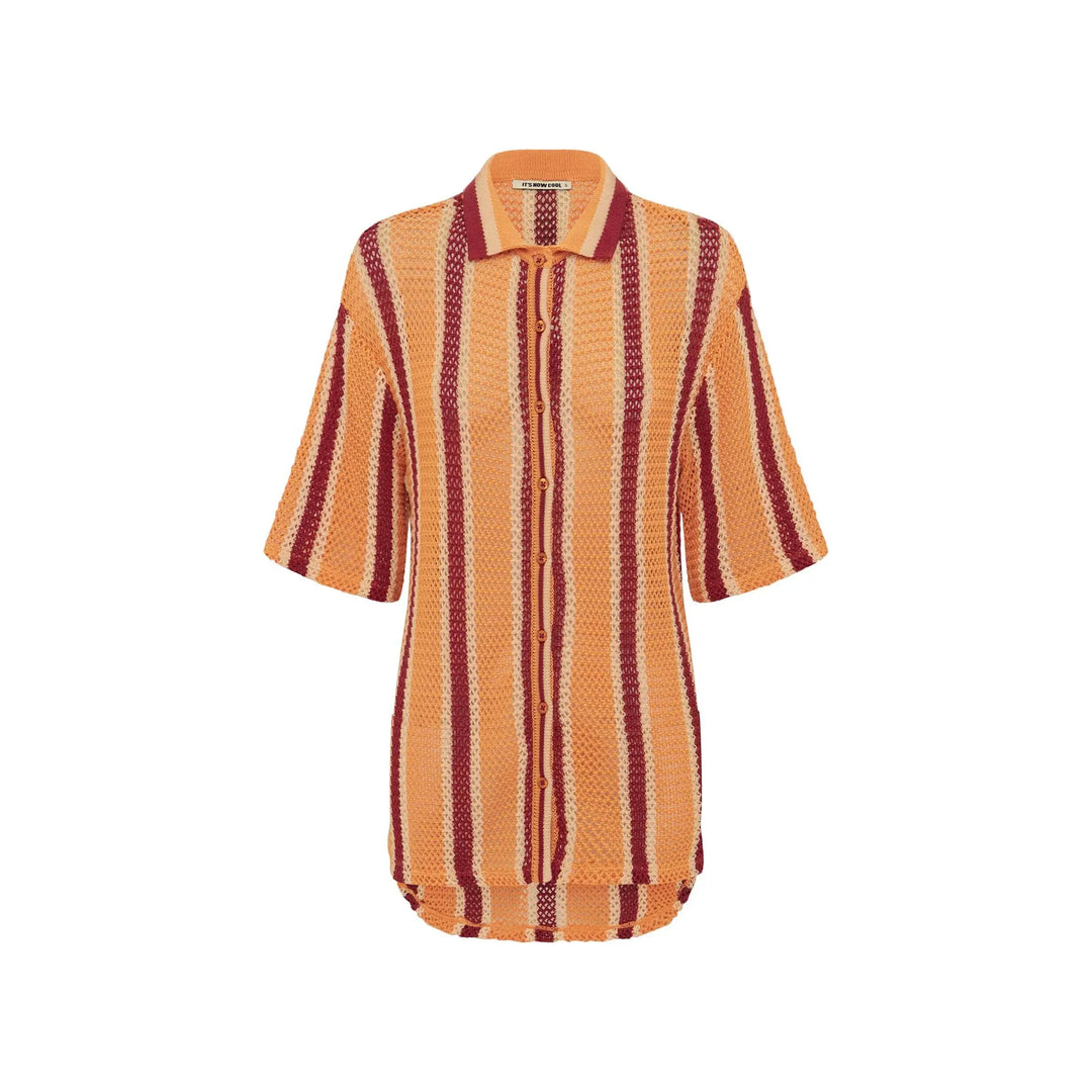 It's Now Cool The Crochet Shirt - Rodeo Stripe 