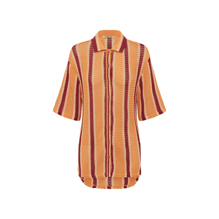 It's Now Cool The Crochet Shirt - Rodeo Stripe 