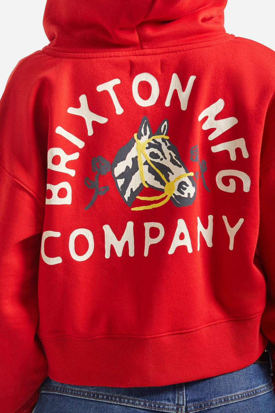 Brixton Trophy Cropped Zip Hood