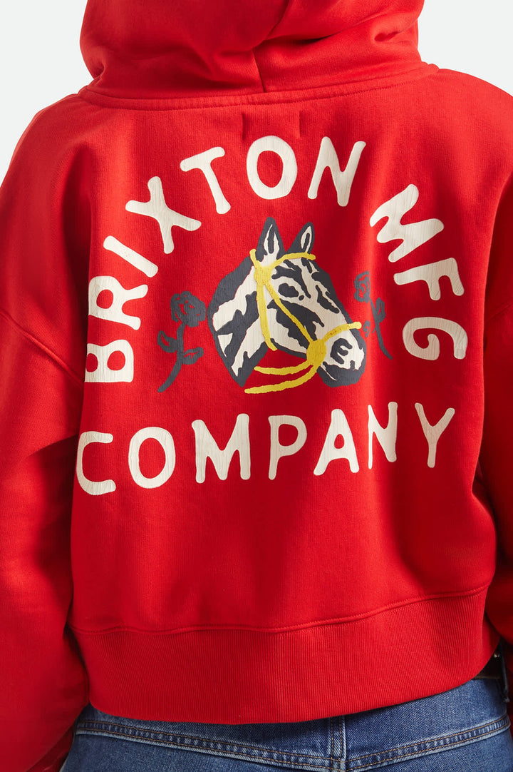 Brixton Trophy Cropped Zip Hood