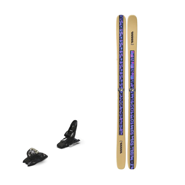 K2 Omen 90 Ski Package 2027 - 159 / Rose / Black