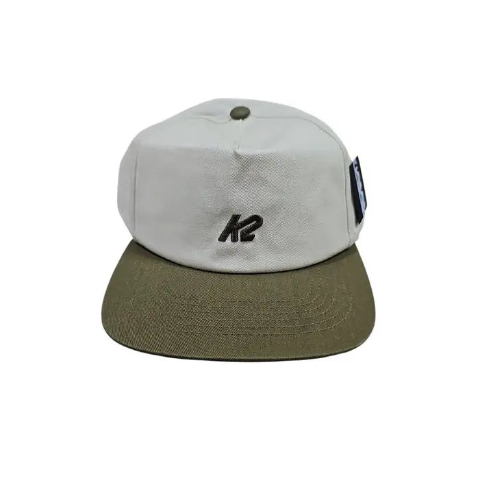 K2 Unstructured Twill 5 Panel Hat - BONE / 1SZ