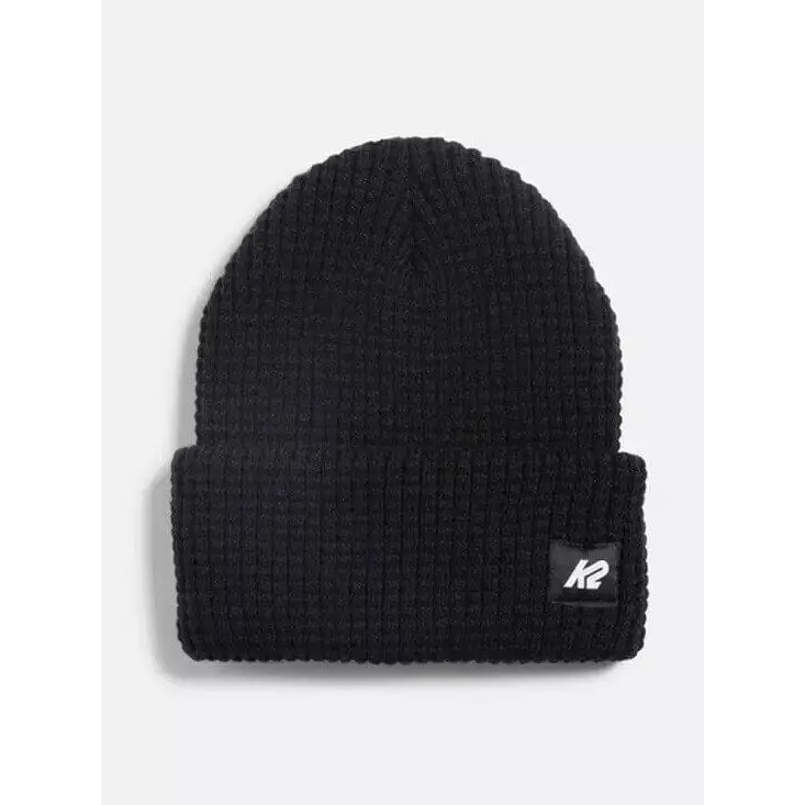 K2 Waffle Beanie BLACK 1SZ 